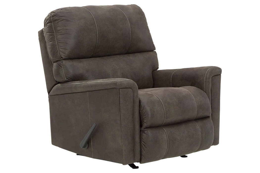 Navi Smoke Recliner - Gate FurnitureRecliner