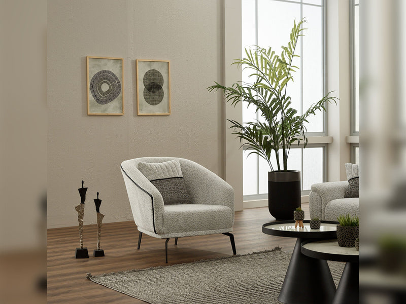 Nebella Chair in Light Grey - 200-SIM-CALVE16-B