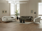 Nebella Convertible Sofa in Light Grey - 200-SIM-CALVE16-3