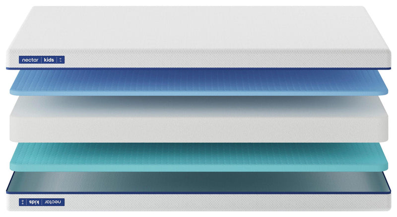 Nectar Foam Kids White Full Mattress - M11721