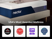 Nectar Luxe Memory Foam White Full Mattress - M12721
