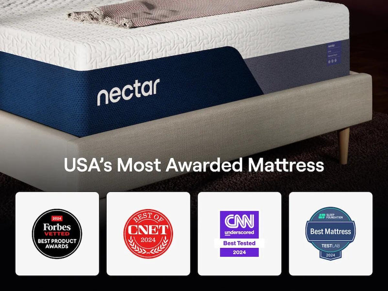Nectar Luxe Memory Foam White King Mattress - M12741
