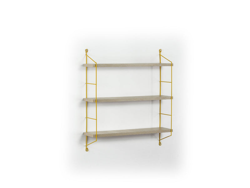 Neelix Triple Shelf in Oak-Yellow - 760-NEE-MT191104