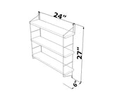 Neelix Triple Shelf in Oak-Yellow - 760-NEE-MT191104