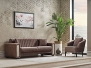 Nefes Convertible Loveseat in Brown - 200-SER-NEF-PINAR21-2