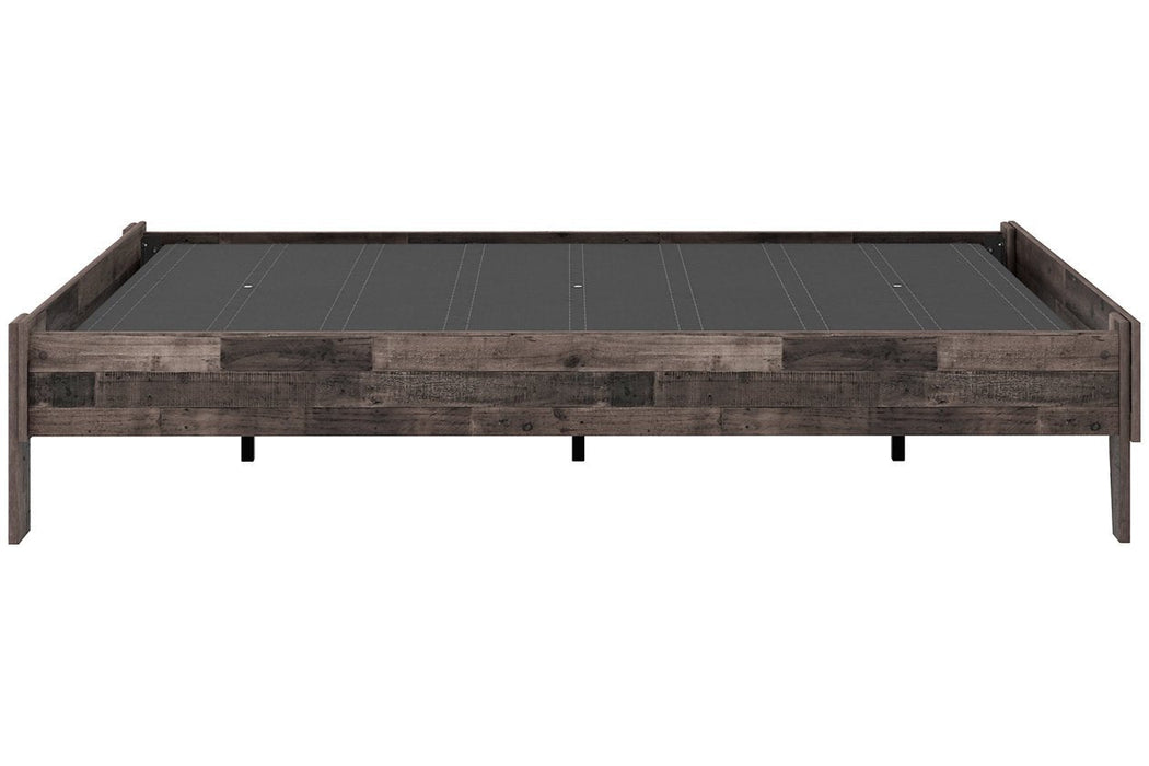 Neilsville Multi Gray Full Platform Bed - Gate FurnitureFull Bed