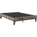 Neilsville Multi Gray Queen Platform Bed - Gate FurnitureQueen Bed