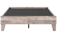Neilsville Whitewash Full Platform Bed - Gate FurnitureFull Bed