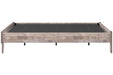 Neilsville Whitewash Full Platform Bed - Gate FurnitureFull Bed
