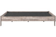 Neilsville Whitewash Queen Platform Bed - Gate FurnitureQueen Bed