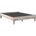 Neilsville Whitewash Queen Platform Bed - Gate FurnitureQueen Bed