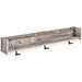 Neilsville Whitewash Wall Mounted Coat Rack with Shelf - Gate FurnitureOther Products