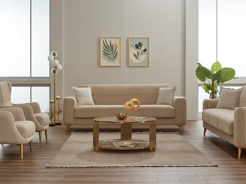 Neo Convertible Loveseat in Beige - 200-SIM-NEO-GIRNE03-2