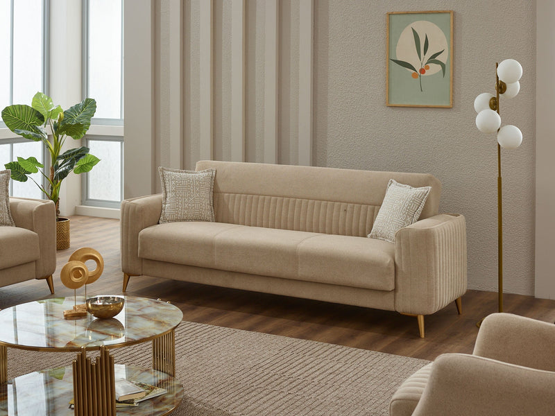 Neo Convertible Loveseat in Dark Grey - 200-SIM-NEO-GIRNE10-2