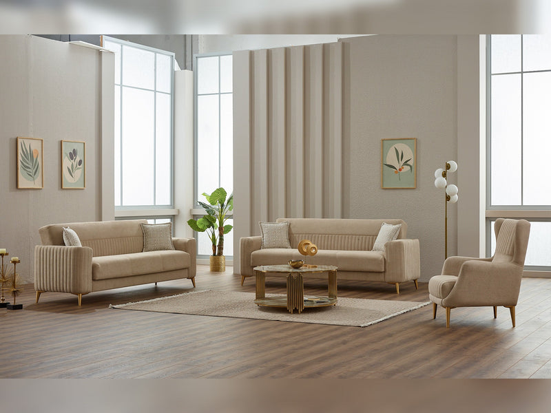 Neo Convertible Loveseat in Dark Grey - 200-SIM-NEO-GIRNE10-2