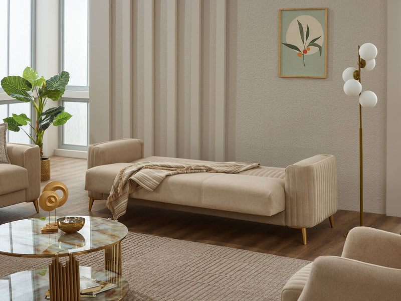 Neo Convertible Sofa in Beige - 200-SIM-NEO-GIRNE03-3