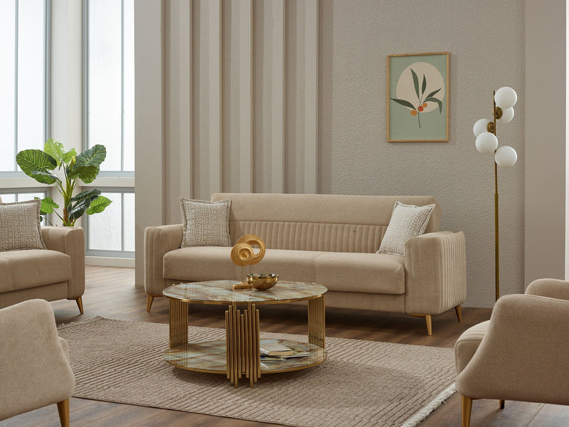 Neo Convertible Sofa in Beige - 200-SIM-NEO-GIRNE03-3