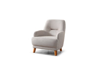 Neo Mustang 4-pieces (2 Sofa & 2 Chair) Livingroom in White - Yellow - 200-ELIF-NEOM-A185-3311