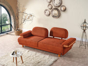 Neo Mustang 4-pieces (2 Sofa & 2 Chair) Livingroom in White - Yellow - 200-ELIF-NEOM-A185-3311