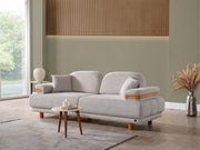 Neo Mustang Convertible Sofa in Cream - 200-ELIF-NEOM-A183-3