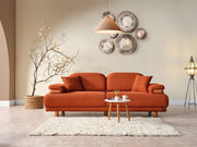 Neo Mustang Convertible Sofa in White - 200-ELIF-NEOM-A184-3