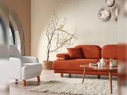 Neo Mustang Convertible Sofa in White - 200-ELIF-NEOM-A184-3