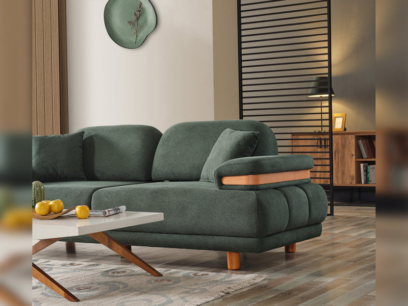 Neo Mustang Convertible Sofa in White - 200-ELIF-NEOM-A184-3