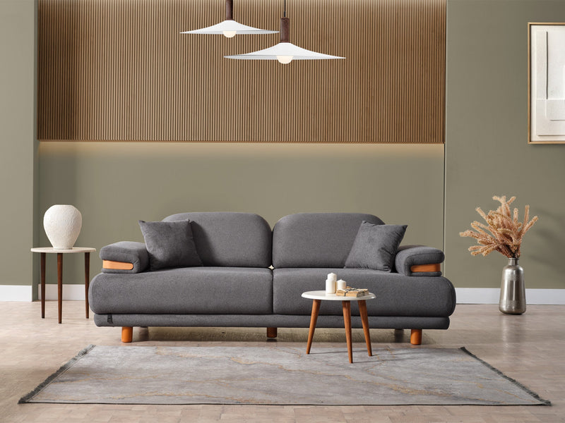 Neo Mustang Convertible Sofa in White - 200-ELIF-NEOM-A184-3