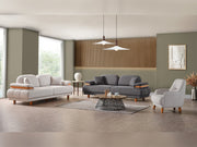 Neo Mustang Convertible Sofa in White - 200-ELIF-NEOM-A184-3