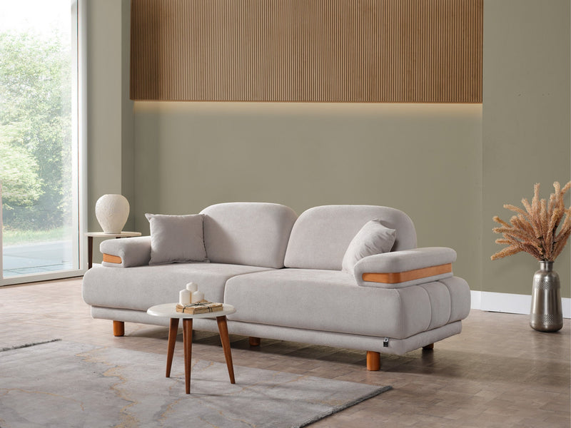 Neo Mustang Convertible Sofa in Yellow - 200-ELIF-NEOM-A185-3