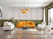 Neo Mustang Convertible Sofa in Yellow - 200-ELIF-NEOM-A185-3