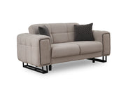 Nero 3-pieces (Sofa & Loveseat & Chair) Livingroom Set Light Grey in Light Grey - 101-NER-GIR02-321