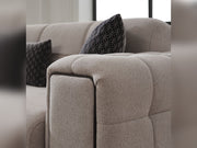 Nero Convertible Loveseat Light Grey in Light Grey - 101-NER-GIR02-2