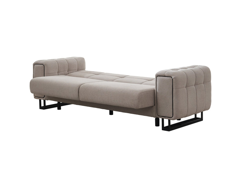 Nero Convertible Sofa Light Grey in Light Grey - 101-NER-GIR02-3