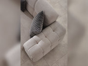 Nero Convertible Sofa Light Grey in Light Grey - 101-NER-GIR02-3