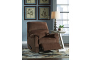 Nerviano Chocolate Recliner - Lara FurnitureRecliner