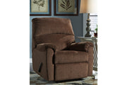 Nerviano Chocolate Recliner - Lara FurnitureRecliner