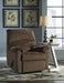 Nerviano Chocolate Recliner - Gate FurnitureRecliner