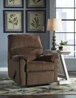 Nerviano Chocolate Recliner - Lara FurnitureRecliner