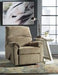 Nerviano Mocha Recliner - Gate FurnitureRecliner