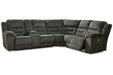Nettington Smoke 3 - Piece Power Reclining Sectional - Gate FurniturePower Reclining Sectional