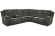 Nettington Smoke 3 - Piece Power Reclining Sectional - Gate FurniturePower Reclining Sectional