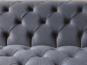 Neva Gray Velvet Double Chaise Sectional - Lara FurnitureSectional