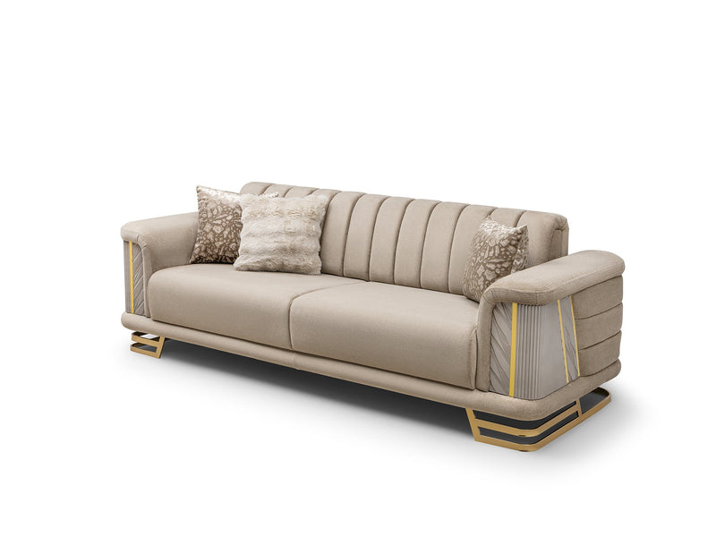 Nevada Convertible Loveseat in Beige - 200-ST-NEV-FLORIA07-2