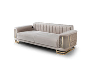 Nevada Convertible Loveseat in Beige - 200-ST-NEV-FLORIA07-2