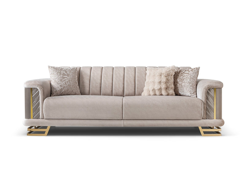 Nevada Convertible Sofa in Beige - 200-ST-NEV-FLORIA07-3