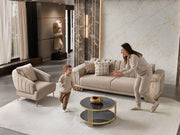 Nevada Convertible Sofa in Cream - 200-ST-NEV-KENZO20-3