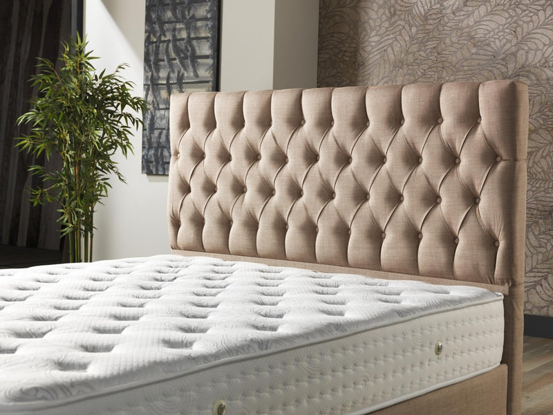 Nevada Storage Bed With Headboard Cream - Full in Cream - 110-NEV-CREAM-140-SB