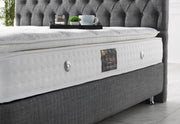 Nevada Storage Bed With Headboard Grey - Full in Grey - 110-NEV-GREY-140-SB