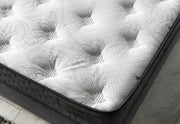 Nevada Storage Bed With Headboard Grey - King in Grey - 110-NEV-GREY-200-SB